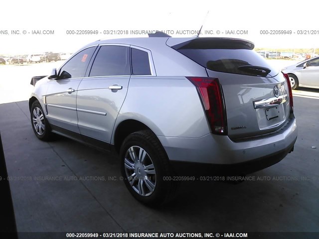 3GYFNDEY9AS536032 - 2010 CADILLAC SRX LUXURY COLLECTION SILVER photo 3