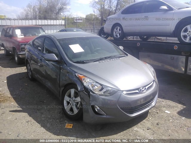 5NPDH4AE3DH409758 - 2013 HYUNDAI ELANTRA GLS/LIMITED GRAY photo 1