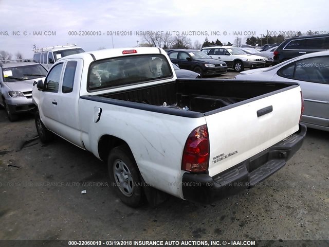 5TFTX4CNXFX066174 - 2015 TOYOTA TACOMA ACCESS CAB Weiß Foto 3