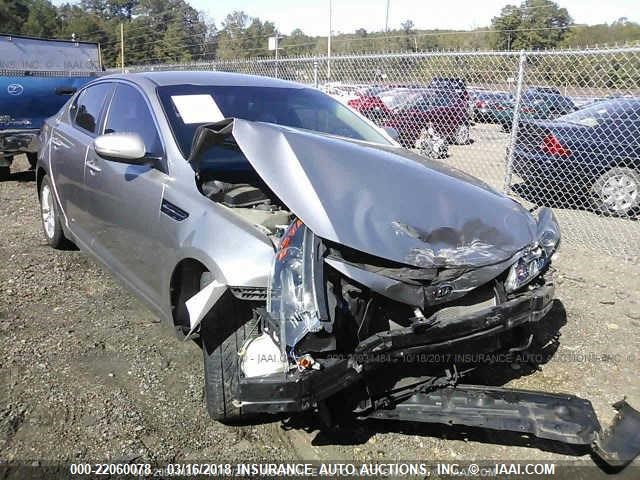 KNAGM4A77B5062181 - 2011 KIA OPTIMA LX SILVER photo 6