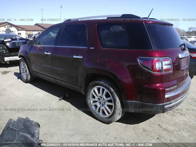 1GKKVRKD9GJ325088 - 2016 GMC ACADIA SLT-1 Kasztanowy zdjęcie 3
