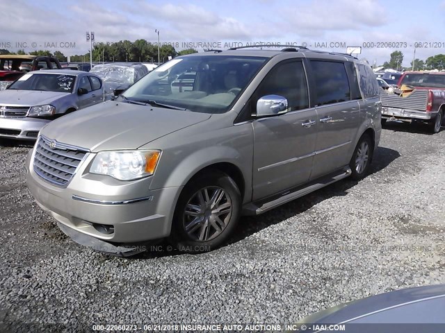 2A8HR64XX9R646726 - 2009 CHRYSLER TOWN & COUNTRY LIMITED GOLD photo 2