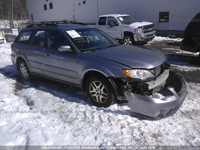 4S4BP62C087353612 - 2008 SUBARU OUTBACK 2.5I LIMITED GRAY photo 1