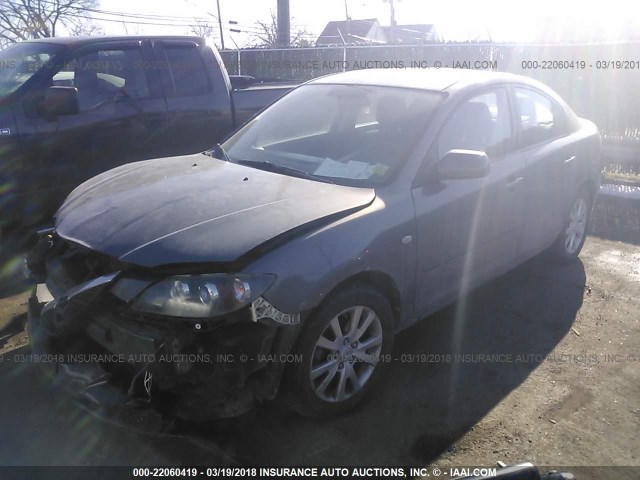 JM1BK12F771670854 - 2007 MAZDA 3 I SILVER photo 2