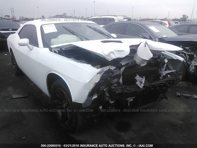 2C3CDZAG0FH884757 - 2015 DODGE CHALLENGER SXT WHITE photo 1