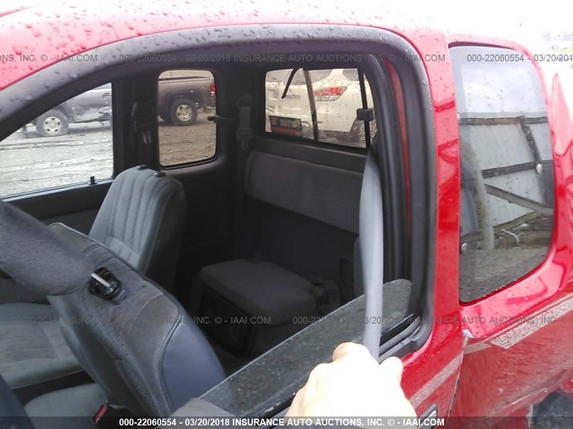 4TAUN53B8SZ050801 - 1995 TOYOTA TACOMA XTRACAB RED photo 8