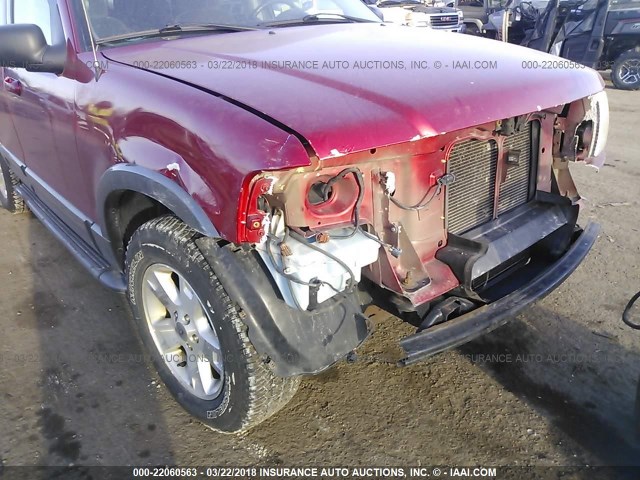 1FMZU73K73ZA21439 - 2003 FORD EXPLORER XLT/XLT SPORT/NBX BURGUNDY photo 6