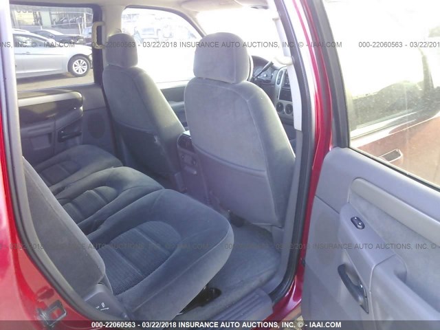 1FMZU73K73ZA21439 - 2003 FORD EXPLORER XLT/XLT SPORT/NBX BURGUNDY photo 8