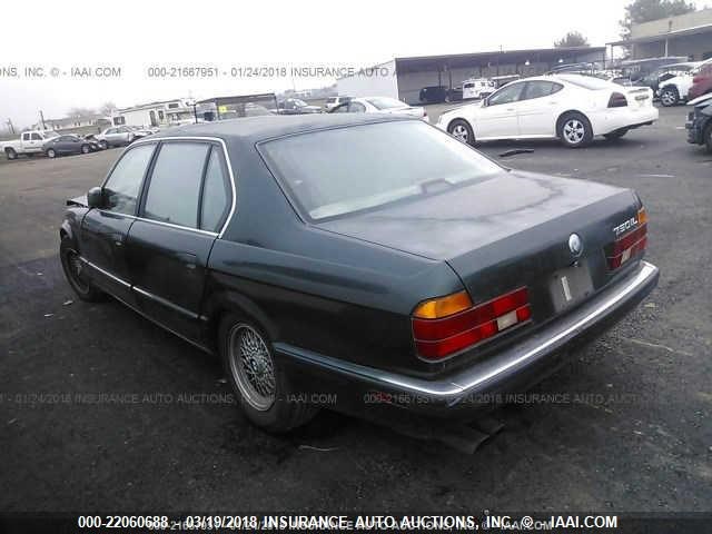 WBAGC8325RDC81669 - 1994 BMW 750 IL AUTOMATIC მწვანე ფოტო 3