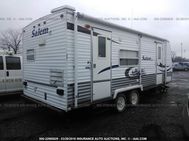 4X4TSMA226R393867 - 2006 FOREST RIVER SALEM  WHITE photo 4