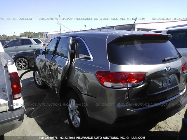 5XYPG4A3XGG184314 - 2016 KIA SORENTO LX/L GRAY photo 6