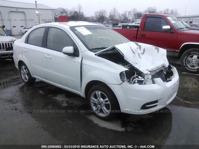 KL1TD5DE9BB261663 - 2011 CHEVROLET AVEO LS/LT 白色 照片 1