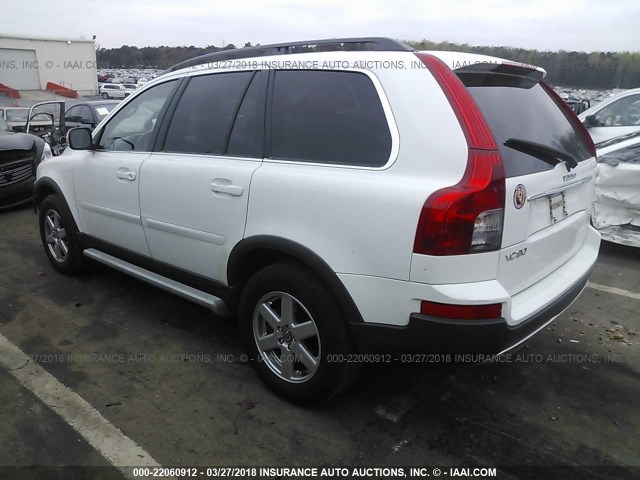 YV4CY982471348000 - 2007 VOLVO XC90 3.2 WHITE photo 3