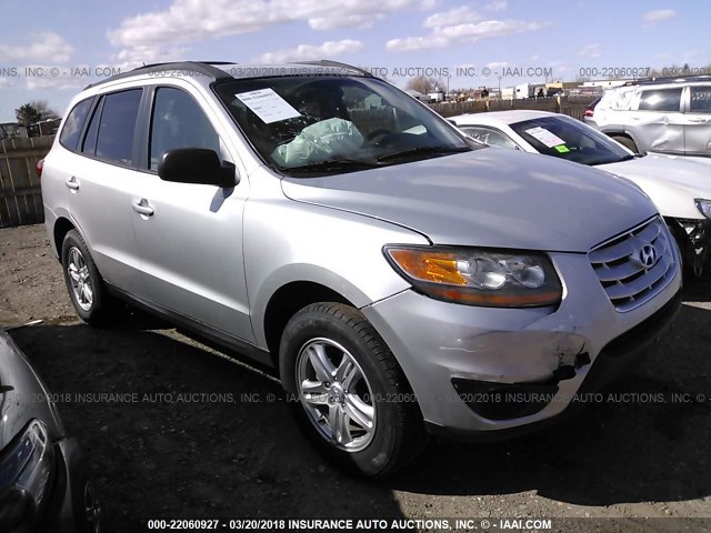 5XYZGDAB6BG031213 - 2011 HYUNDAI SANTA FE GLS SILVER photo 1