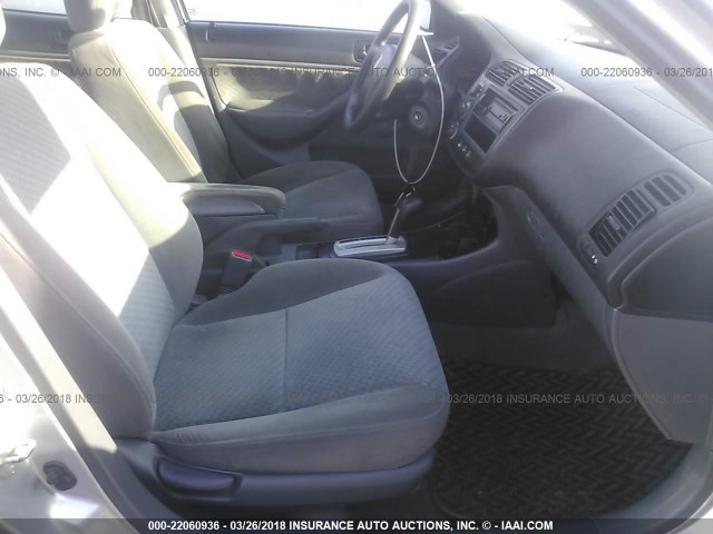 2HGES16345H567078 - 2005 HONDA CIVIC DX VP 银色 照片 5