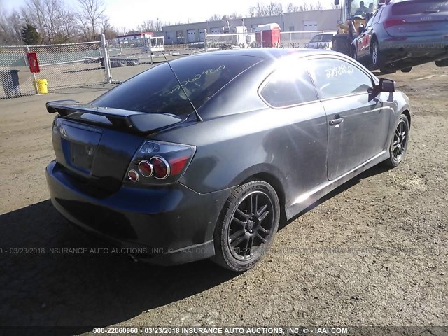 JTKDE167370210155 - 2007 TOYOTA SCION TC GRAY photo 4