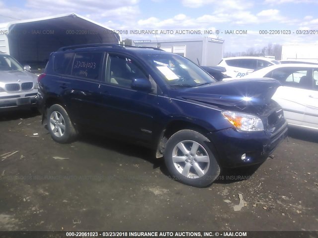 JTMBD31VX75114142 - 2007 TOYOTA RAV4 LIMITED BLUE photo 1