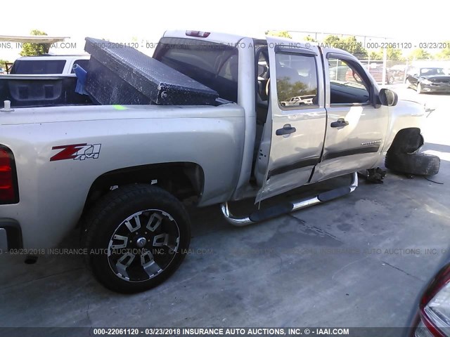 3GCEK13C57G526173 - 2007 CHEVROLET SILVERADO K1500 CREW CAB SILVER photo 6