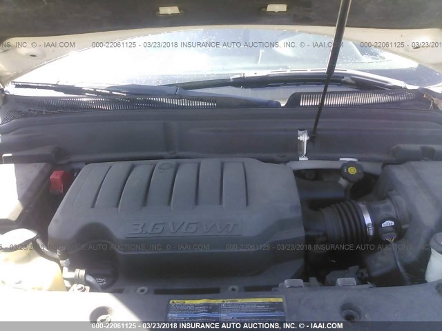 1GKEV23788J195237 - 2008 GMC ACADIA SLT-1 Білий фото 10