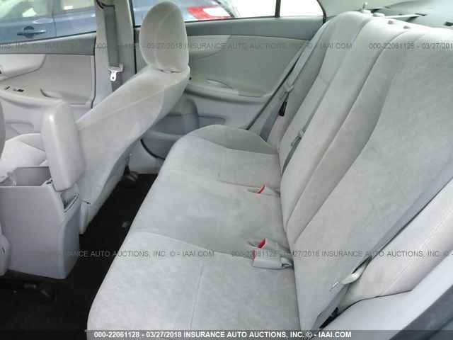 JTDBL40EX9J003658 - 2009 TOYOTA COROLLA LE/XLE BLACK photo 8