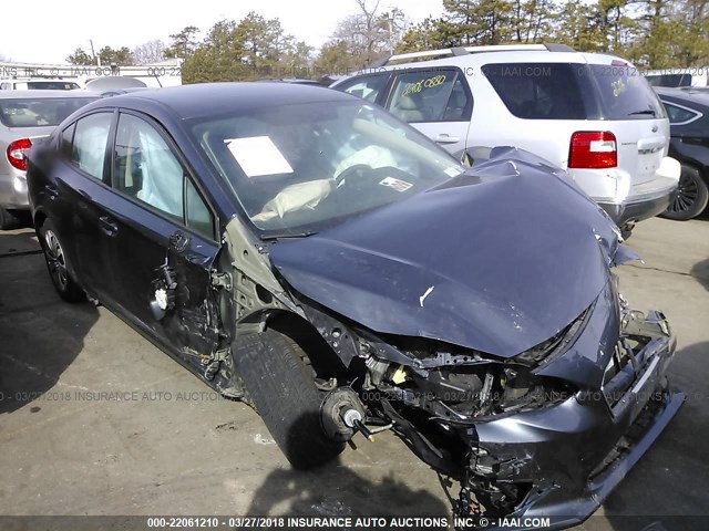 4S3GKAA69H3617148 - 2017 SUBARU IMPREZA GRAY photo 1