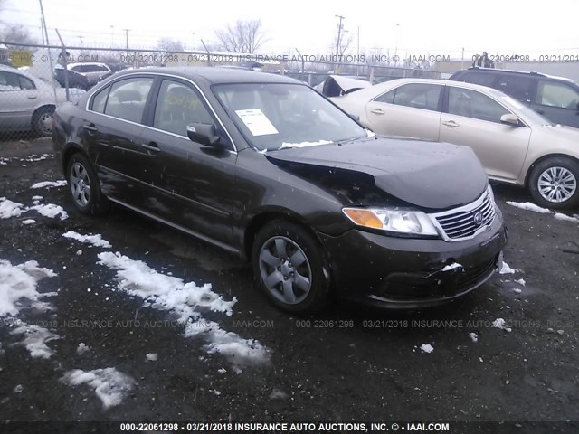 KNAGE228095311200 - 2009 KIA OPTIMA LX/EX BROWN photo 1