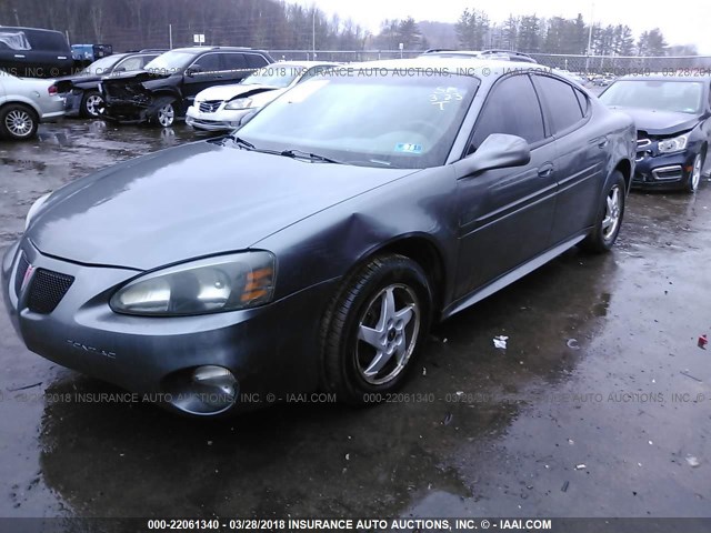 2G2WP522241197799 - 2004 PONTIAC GRAND PRIX GT GRAY photo 2