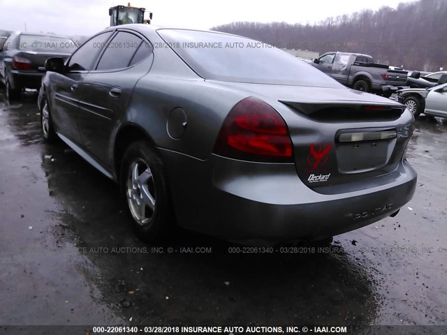 2G2WP522241197799 - 2004 PONTIAC GRAND PRIX GT GRAY photo 3