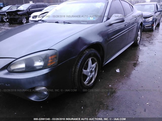 2G2WP522241197799 - 2004 PONTIAC GRAND PRIX GT GRAY photo 6