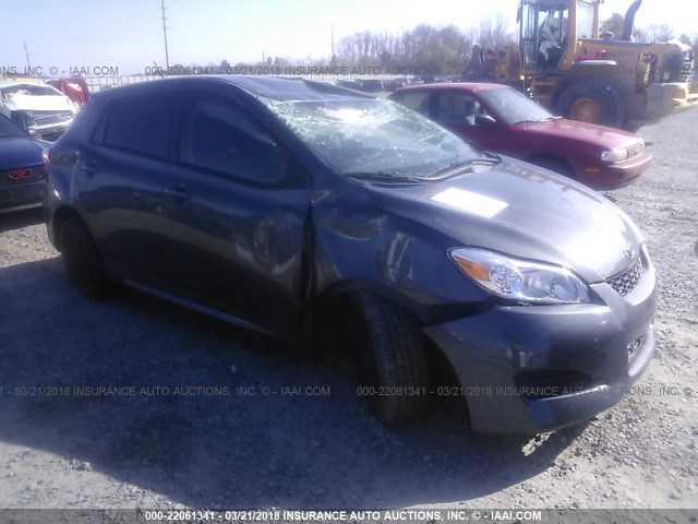 2T1KU40E29C161338 - 2009 TOYOTA COROLLA MATRIX  GRAY photo 1
