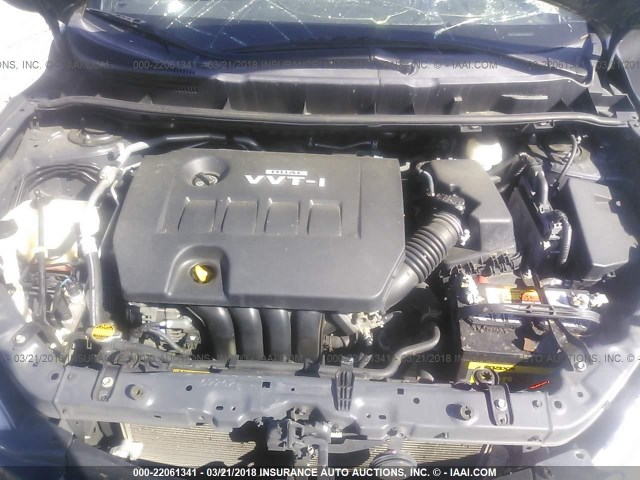 2T1KU40E29C161338 - 2009 TOYOTA COROLLA MATRIX  GRAY photo 10