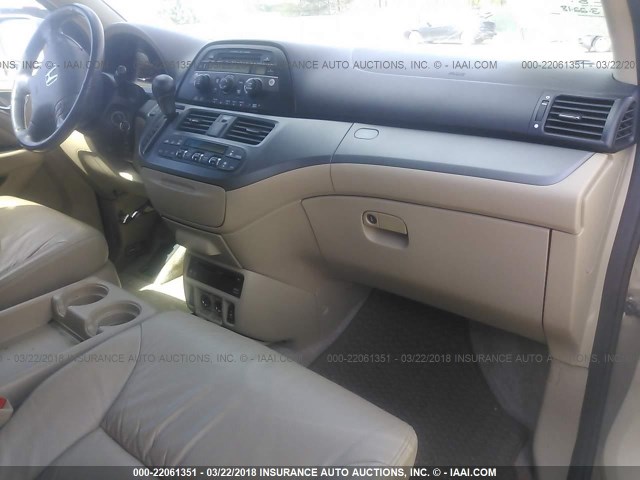 5FNRL38777B102649 - 2007 HONDA ODYSSEY EXL GOLD photo 5