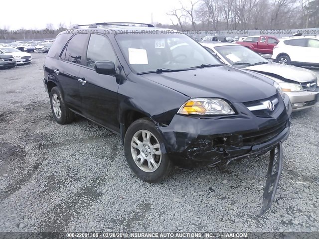 2HNYD18626H546853 - 2006 ACURA MDX TOURING BLACK photo 1