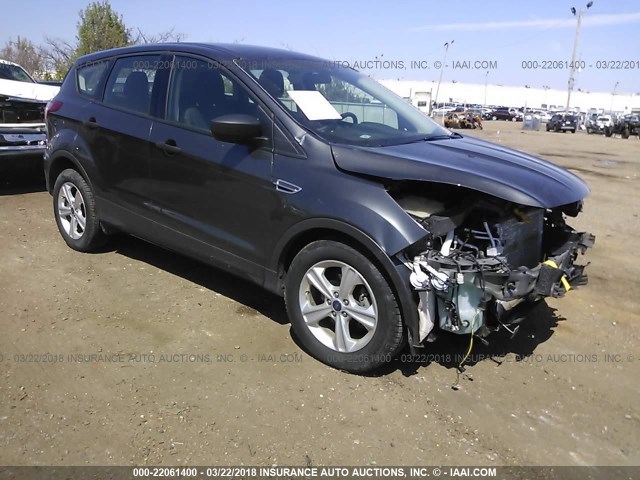 1FMCU0F7XFUC21172 - 2015 FORD ESCAPE S GRAY photo 1