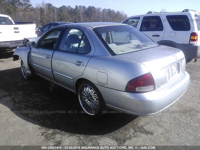 3N1CB51D23L804798 - 2003 NISSAN SENTRA XE/GXE GRAY photo 3