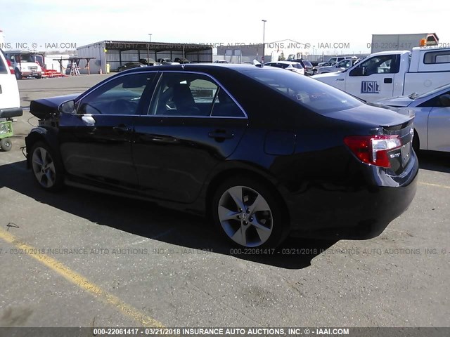 4T1BF1FK9EU356643 - 2014 TOYOTA CAMRY L/SE/LE/XLE 黑色 照片 3