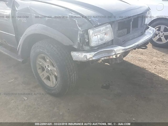 1FTZR45E83PB06555 - 2003 FORD RANGER SUPER CAB GREEN photo 6