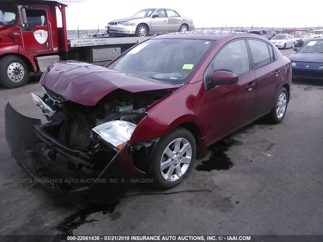 3N1AB61E98L699965 - 2008 NISSAN SENTRA 2.0/2.0S/2.0SL RED photo 2