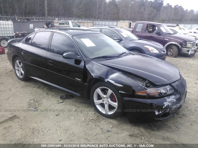 1G2HZ54Y45U192212 - 2005 PONTIAC BONNEVILLE GXP BLACK photo 1