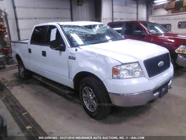 1FTPW14V36FA79307 - 2006 FORD F150 SUPERCREW WHITE photo 1