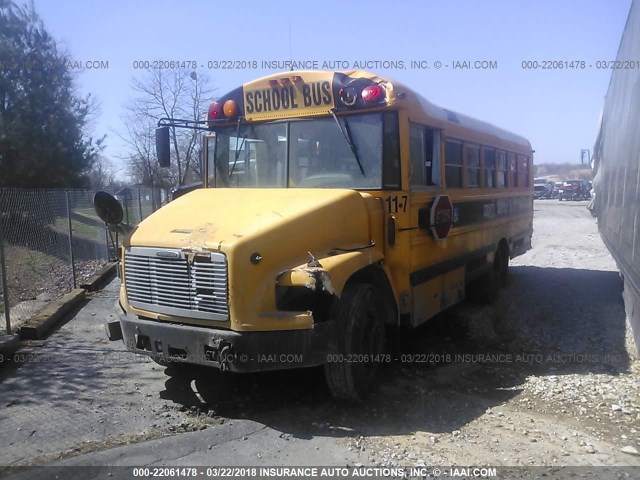 4UZAAXAK54CL86991 - 2004 FREIGHTLINER FS65 SCHOOL BUS FS65 YELLOW photo 2