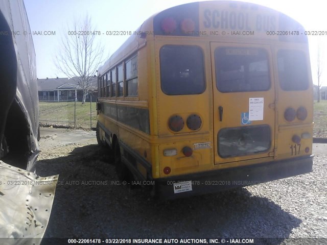 4UZAAXAK54CL86991 - 2004 FREIGHTLINER FS65 SCHOOL BUS FS65 YELLOW photo 3