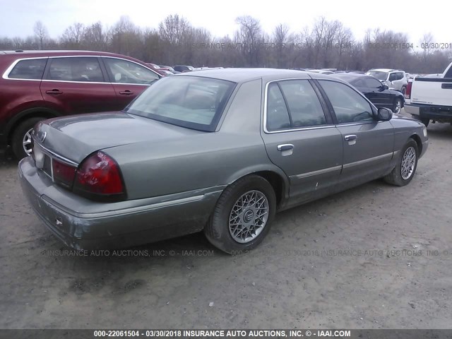 2MEFM74W92X638191 - 2002 MERCURY GRAND MARQUIS GS GRAY photo 4