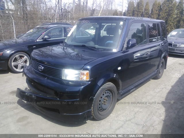 JTLKT324X64099448 - 2006 TOYOTA SCION XB მუქი ლურჯი ფოტო 2