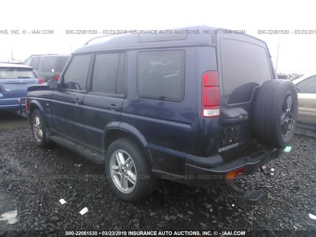 SALTY1546YA236772 - 2000 LAND ROVER DISCOVERY II  BLUE photo 3