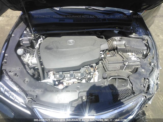19UUB3F52HA001268 - 2017 ACURA TLX TECH BLACK photo 10
