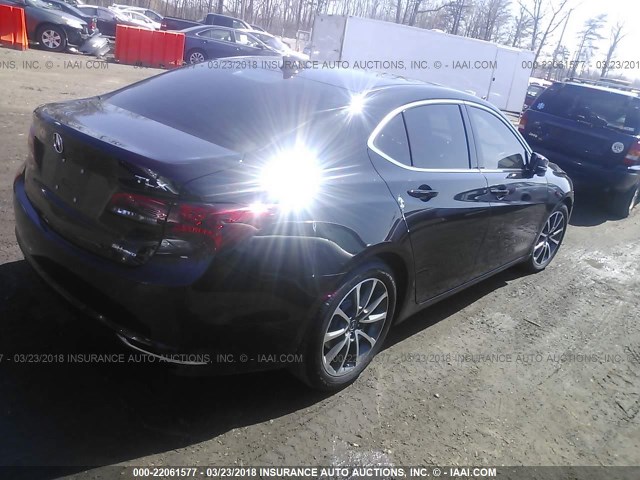 19UUB3F52HA001268 - 2017 ACURA TLX TECH BLACK photo 4