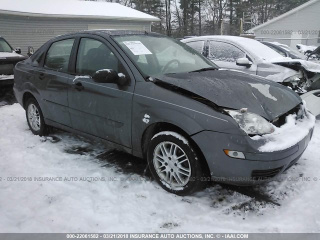 1FAFP34N97W319536 - 2007 FORD FOCUS ZX4/S/SE/SES GRAY photo 1