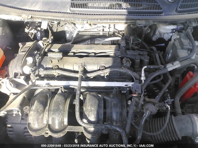 3FADP4AJ4GM144188 - 2016 FORD FIESTA S SILVER photo 10