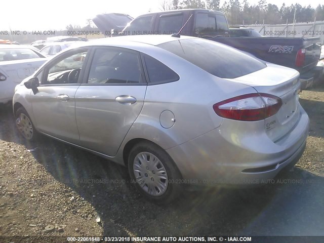 3FADP4AJ4GM144188 - 2016 FORD FIESTA S SILVER photo 3